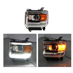 HID/Xenon Headlight for GMC Sierra 2500HD 3500HD (2016–2019) w/LED DRL