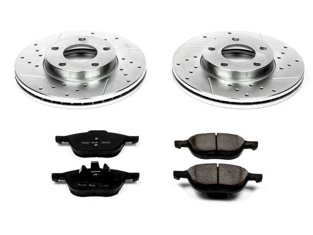 Front Brake Pad and Rotor Kit for Mazda 3 (2004–2013) VM996YF