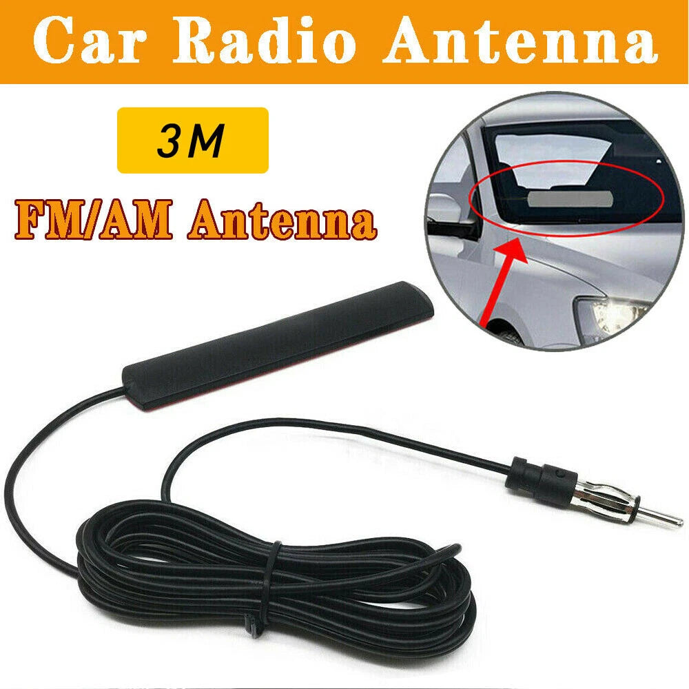 Hidden Amplified Antenna for Universal Car Interior Radio (AM/FM)