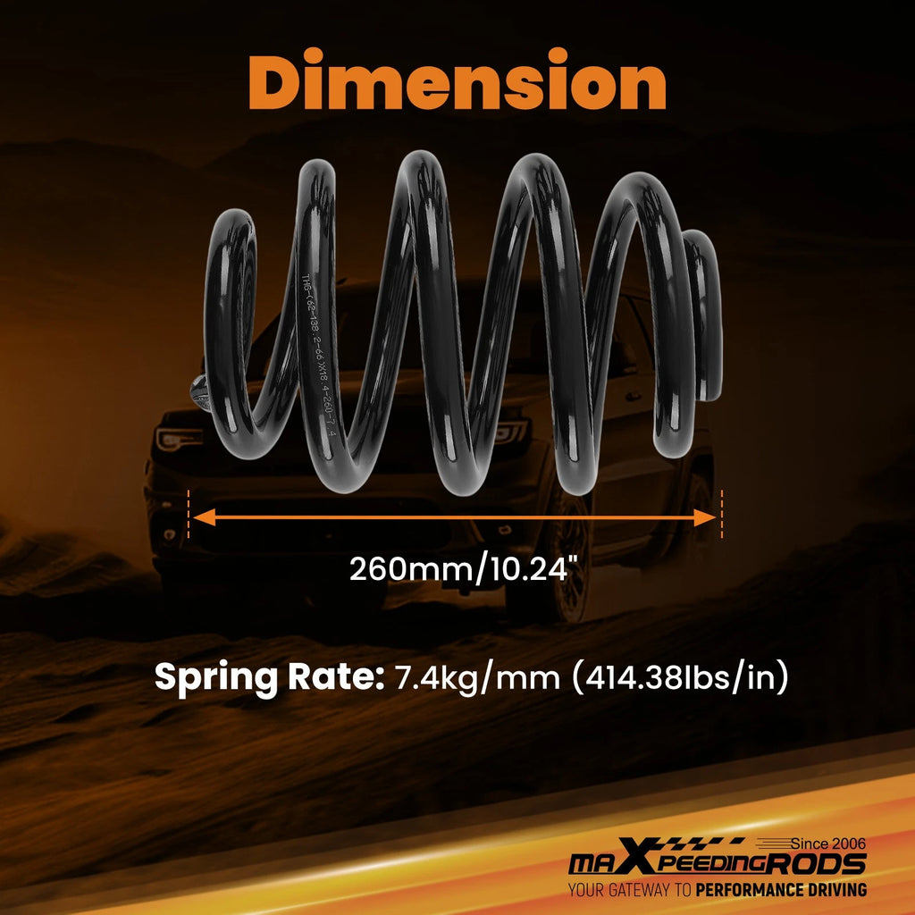 3" Rear Lowering Springs Pair for Chevy GMC C10 1/2 Ton (1960–1972) 2WD