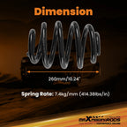 3" Rear Lowering Springs Pair for Chevy GMC C10 1/2 Ton (1960–1972) 2WD