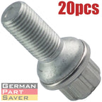 20PCS Wheel Lug Bolts for Mercedes C-Class E-Class S-Class (2007-2016)
