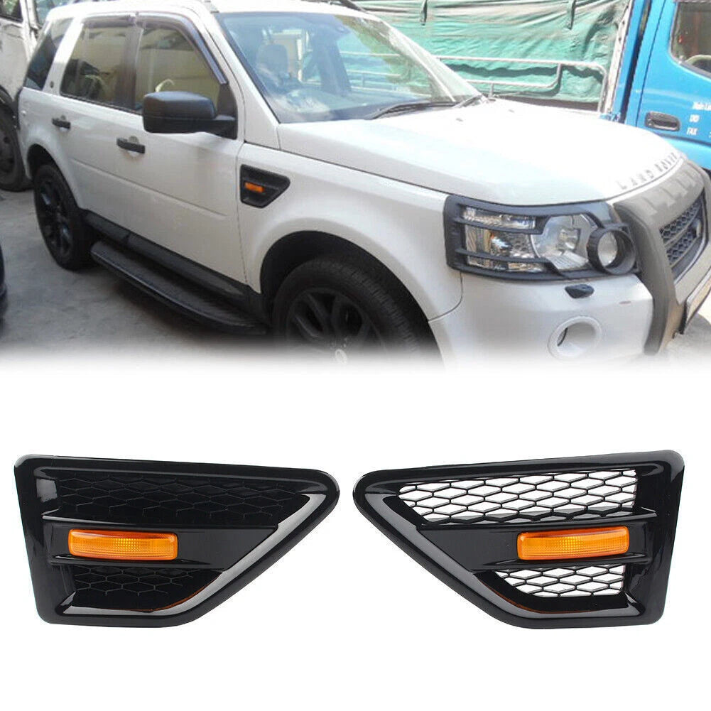 Mesh Side Vent Grilles for Land Rover Freelander 2 LR2 (2006–2016)