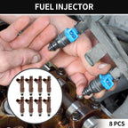 Set of 8 Fuel Injectors No. 23209-0F020 for Toyota 4Runner (2004–2009)