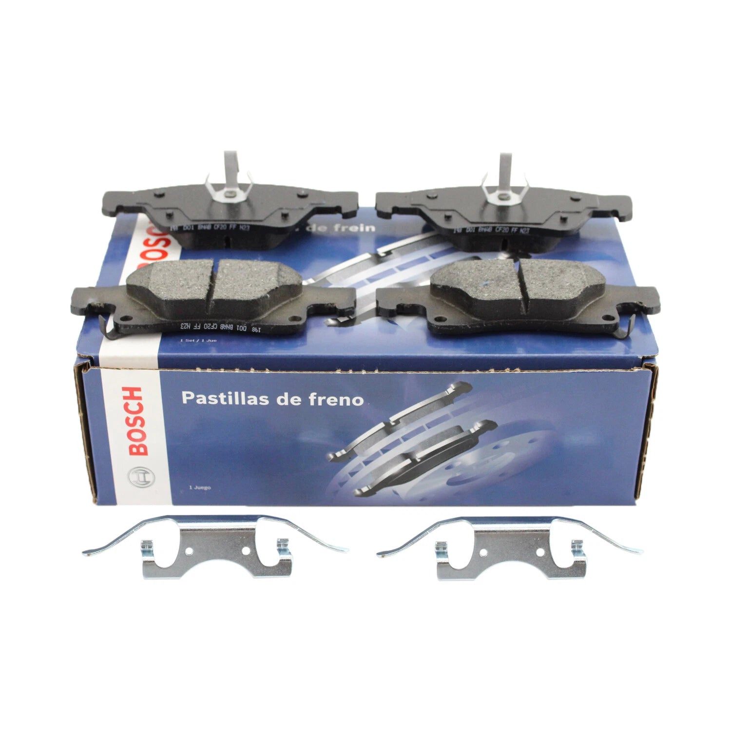 Set of 4 Rear Blue Disc Brake Pads for Dodge Durango Jeep Grand Cherokee (N/A)