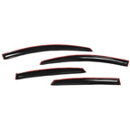 Set of 4 Window Visor Vent Shades for Nissan Sentra Sedan (2013–2019)