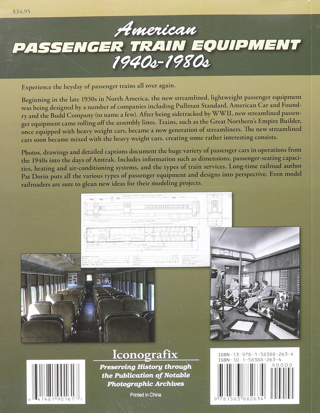 Passenger Train Equipment for Various Models (1940-1980)