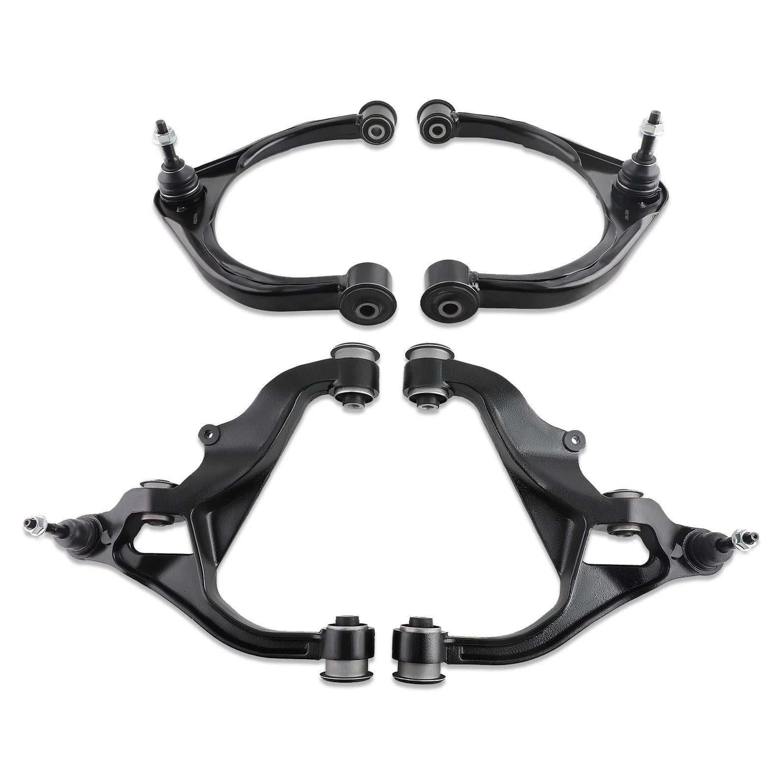 Front Upper Lower Control Arms w/Ball Joints For Ram 1500 2009 2010 - 2018 5-Lug