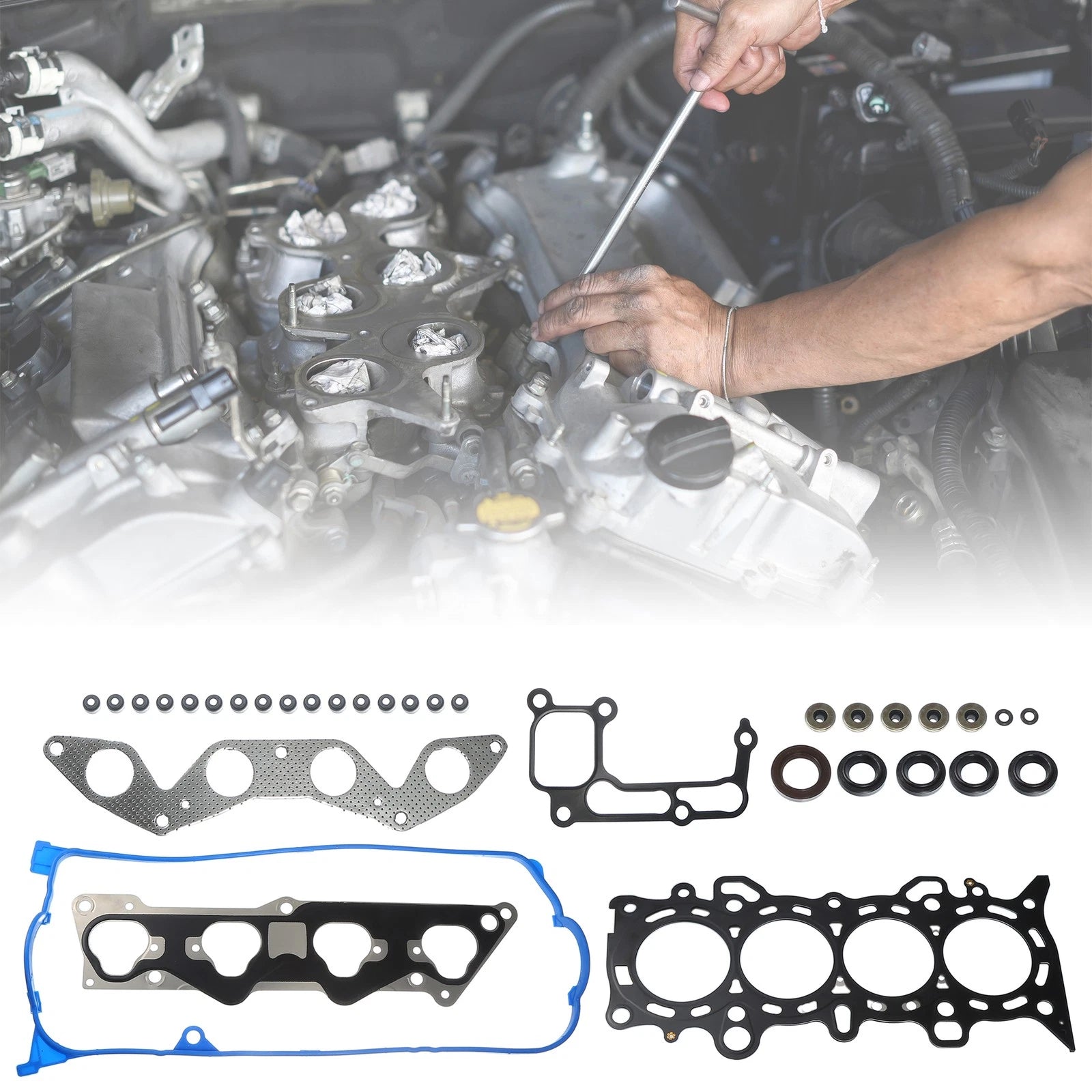 Set of 1 Engine Cylinder Head Gasket for Honda Civic (2001–2005) Metal