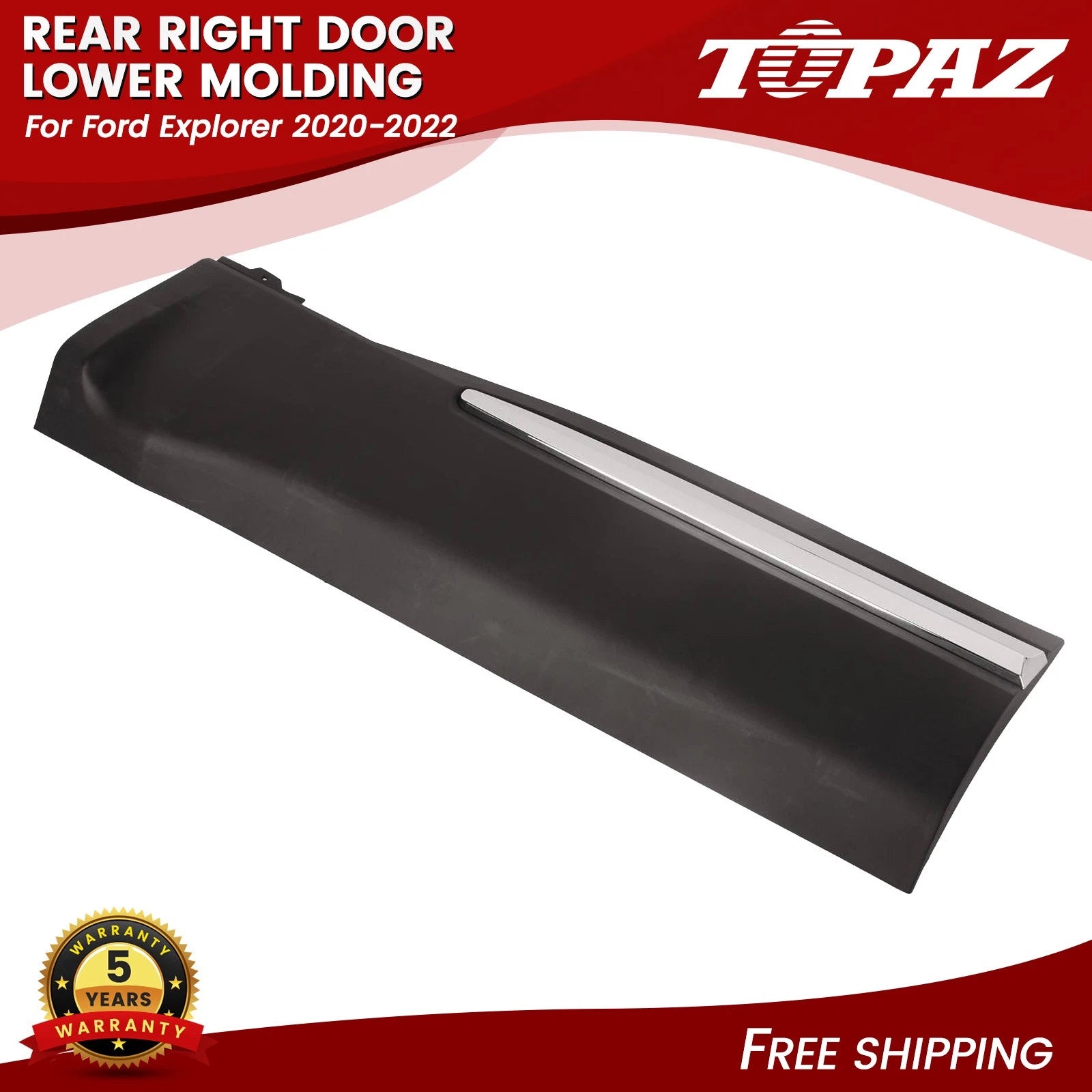 Rear Right Door Lower Molding for Ford Explorer (2020–2025)