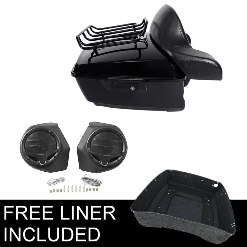 Trunk Pad Speakers for Harley Touring CVO Street Glide (2014-2025)
