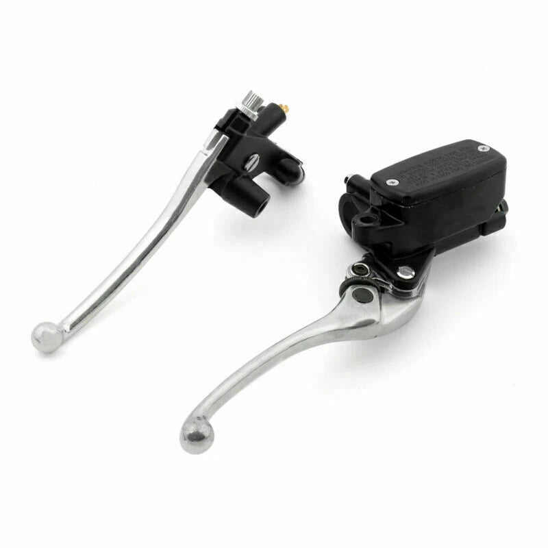 Chrome Hand Control Reservoir Brake Clutch Levers for Motorcycle (T9)