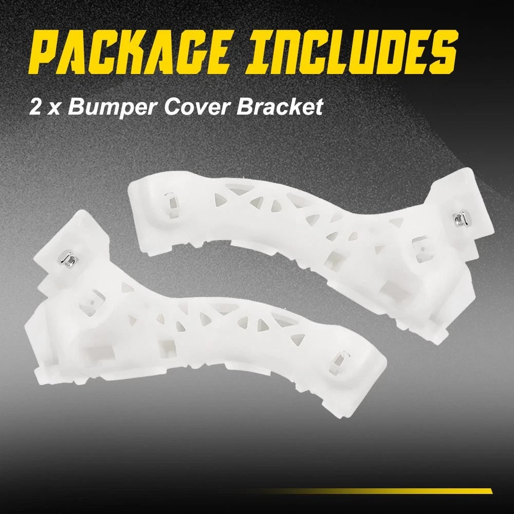 Set of 2 Front Bumper Retainer Brackets for 2005 Mazda 3 SP23 Sedan OE