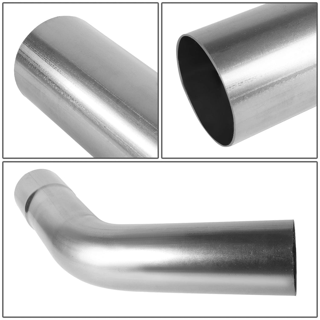 2.5" 45 Degree Mandrel Bend Exhaust Pipe for DIY Applications