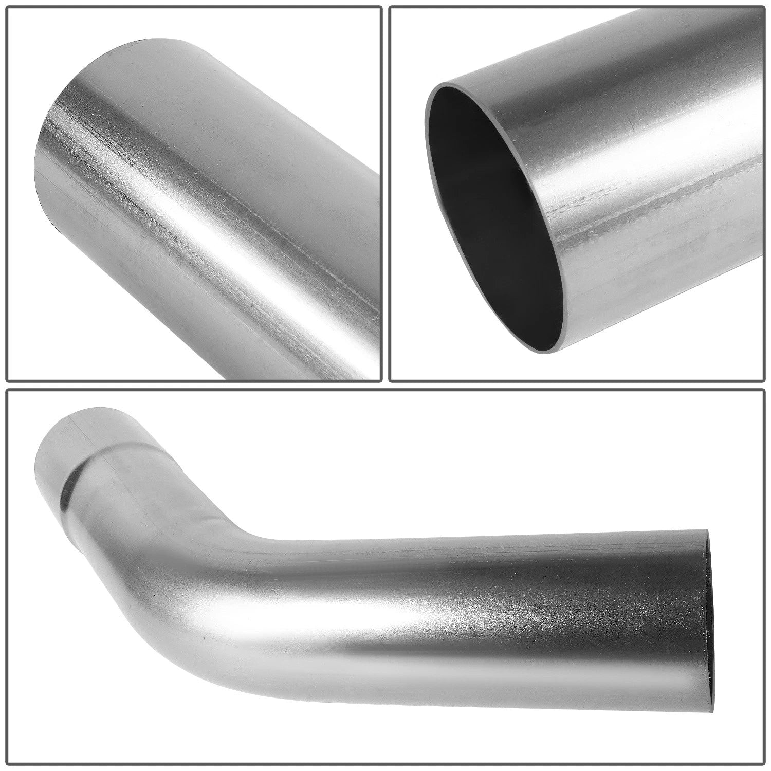 2.5" 45 Degree Mandrel Bend Exhaust Pipe for DIY Applications
