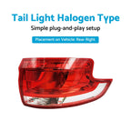 Right Side Tail Light Halogen for LDV G10 Cargo Van (2015–Present)