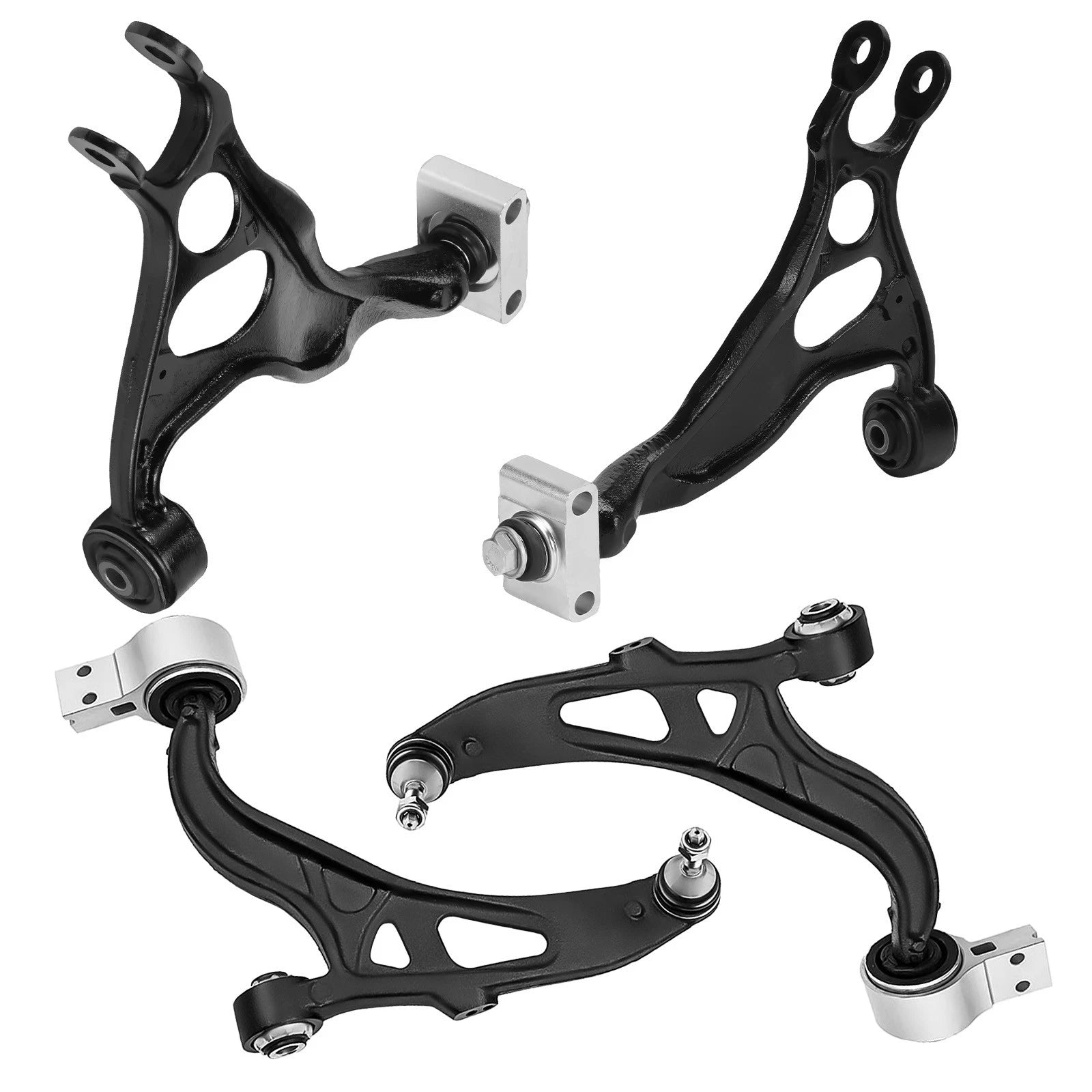 Set of 2 Front & Rear Control Arms with Ball Joints for Ford Explorer (2011–2019)