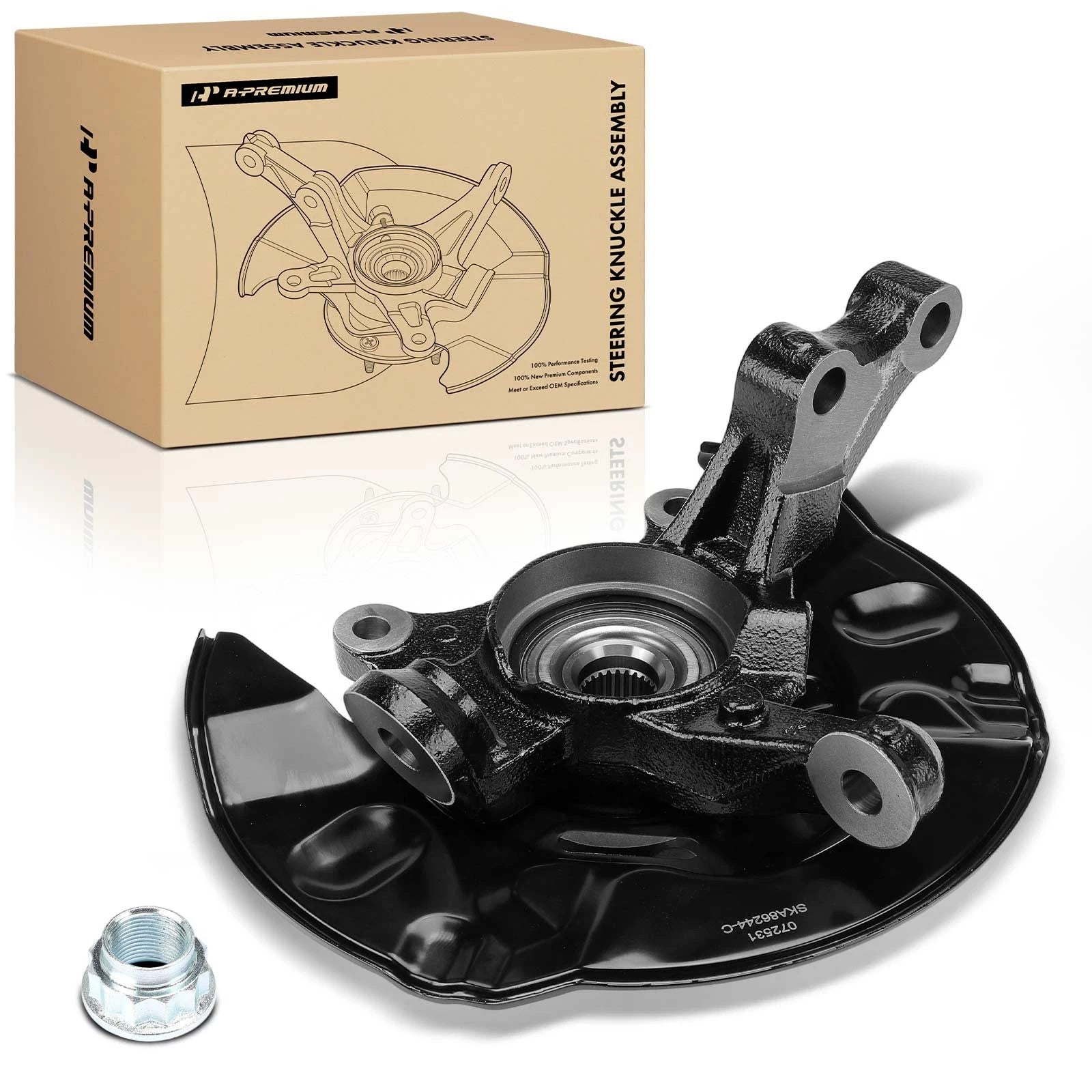 Front Right Steering Knuckle & Hub Bearing Assembly for Toyota Matrix (2009–2013)