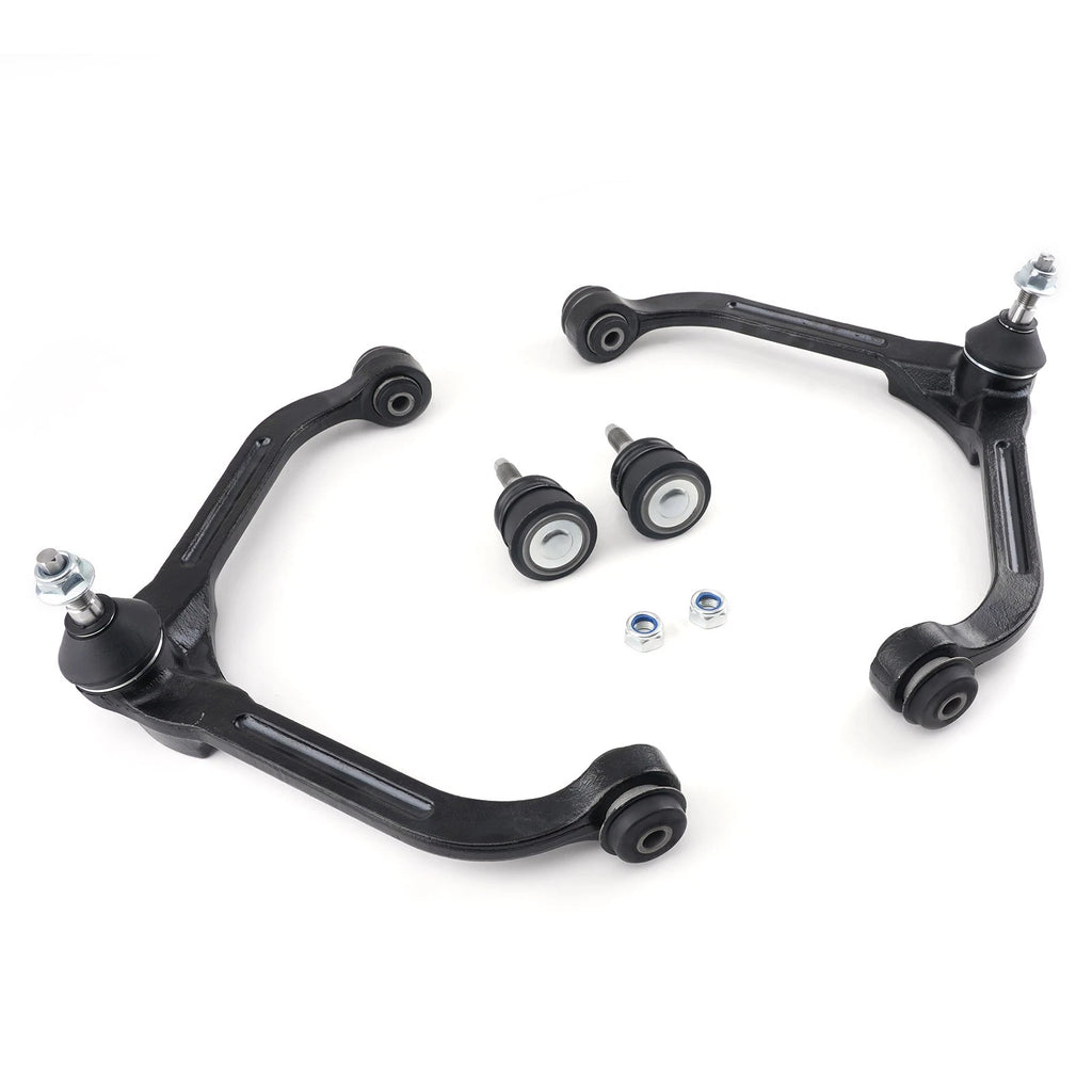 4pc Front Upper Control Arms + Lower Ball Joints for 2002 2003 2004 Jeep Liberty