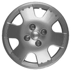 Wheel Cover Hubcaps Push On Silver 14 Inch for Toyota Echo (2000–2005)