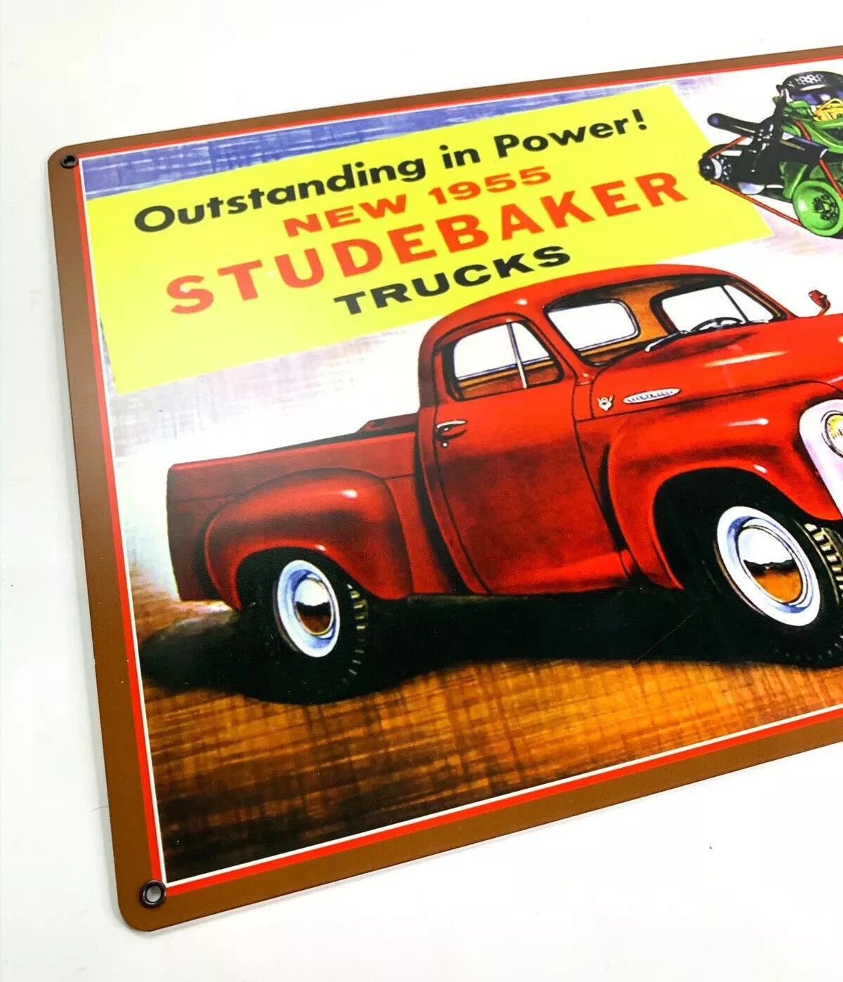 Metal Sign Replacement for Studebaker Truck 1955 (18 x 12)