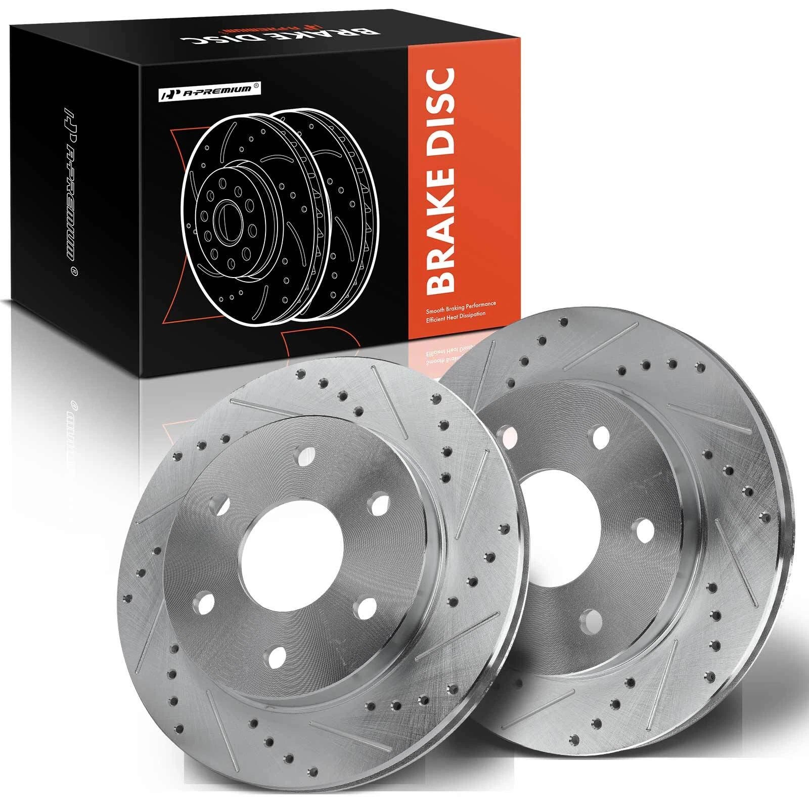Front Side Drilled Brake Rotors for Chevy Silverado 1500 (1999–2006)