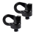 Pair Gooseneck Safety Chain Anchors for Silverado F-250 F-350 Sierra