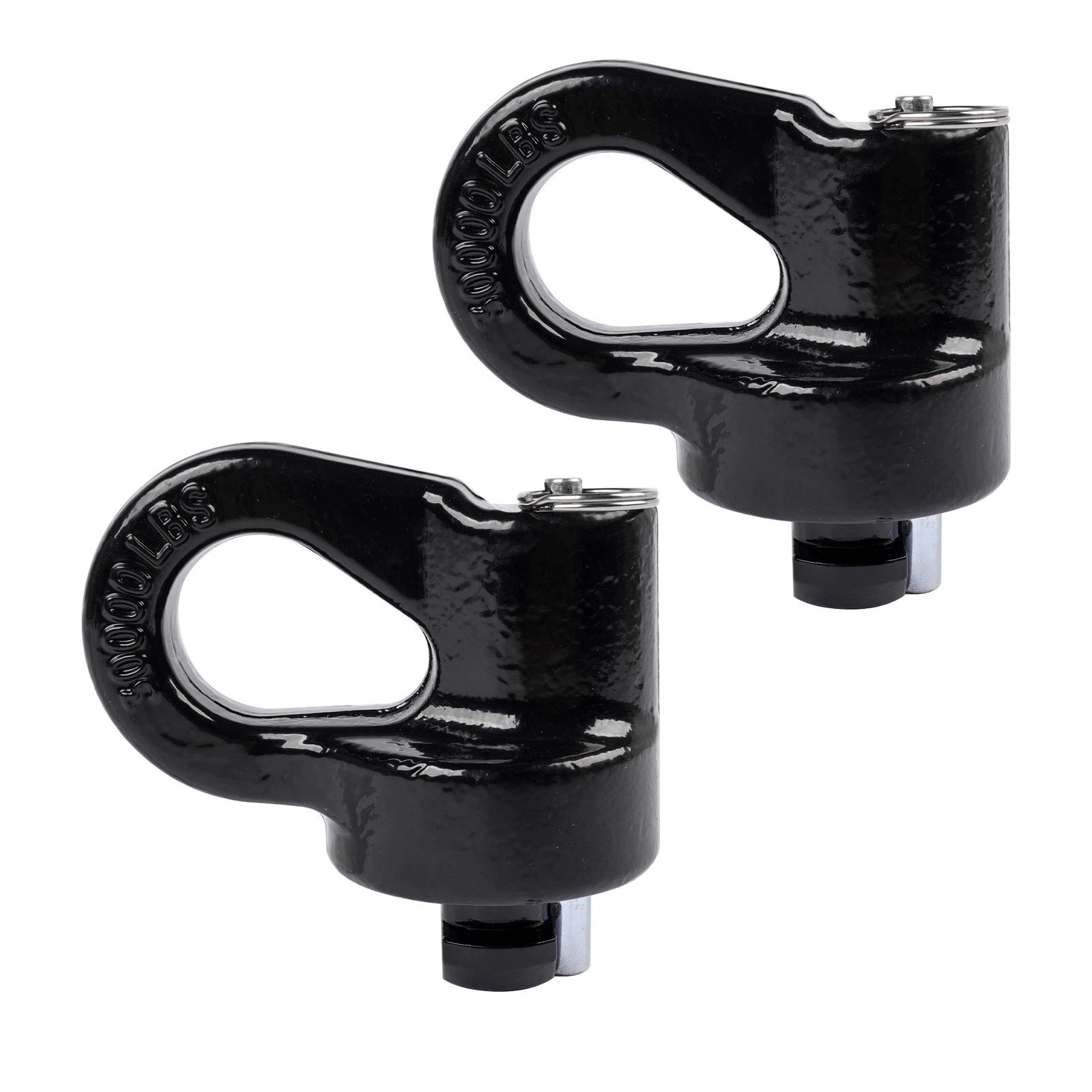 Pair Gooseneck Safety Chain Anchors for Silverado F-250 F-350 Sierra