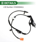 ABS Wheel Speed Sensor for Honda Accord (2006–2007) ABS No. 57450SDAA11