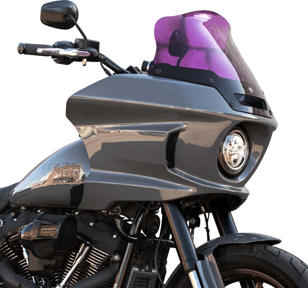 Klock Werks 8" Kolor Flare Sport Windshield for FXLRST (2018–2023) - Purple KWW-02-0634