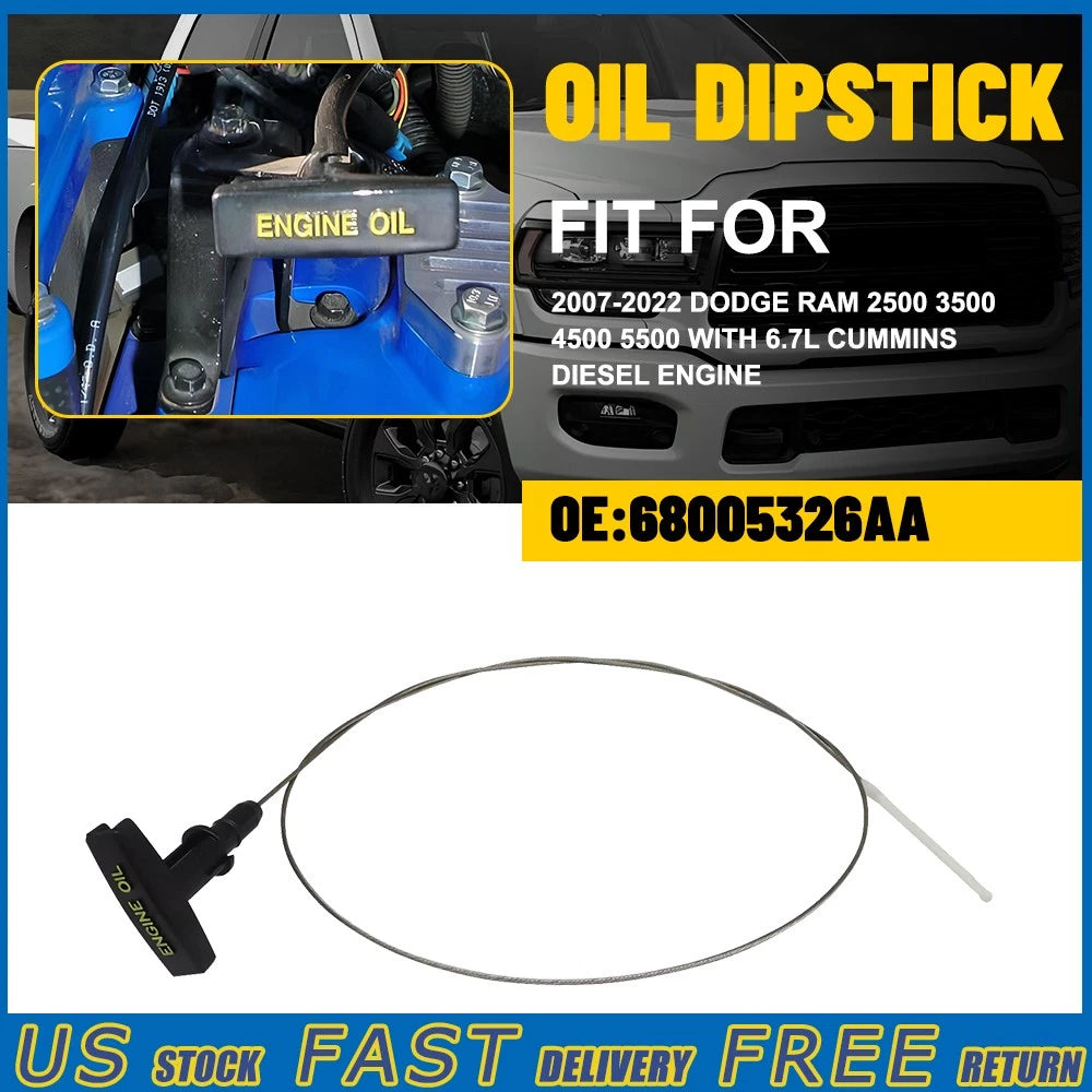 Engine Oil Dipstick for Dodge Ram 2500 3500 4500 5500 (2007–2022)