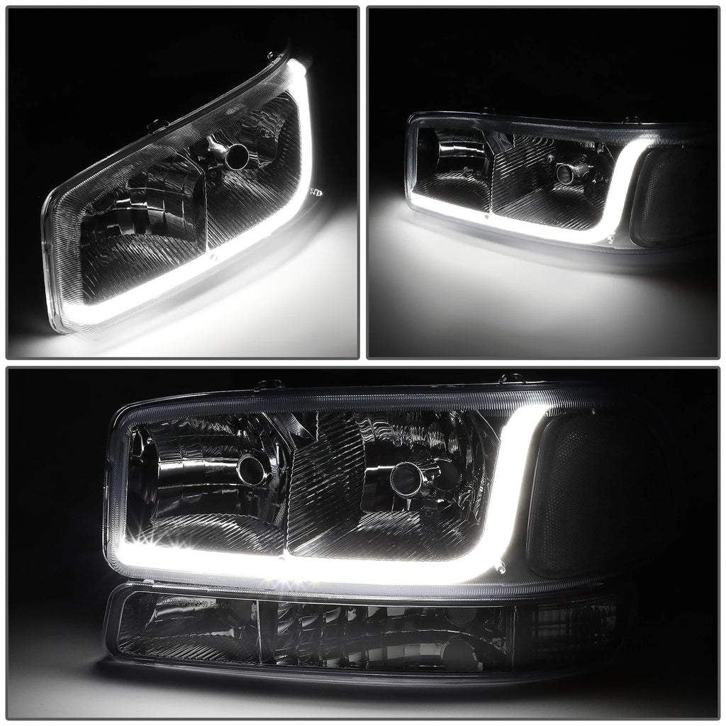 LED DRL Bar Headlight Bumper Lamp for GMC Sierra (1999–2007)