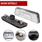 Set of 2 Clear Amber LED Indicator Side Marker Lights for Kenworth T680