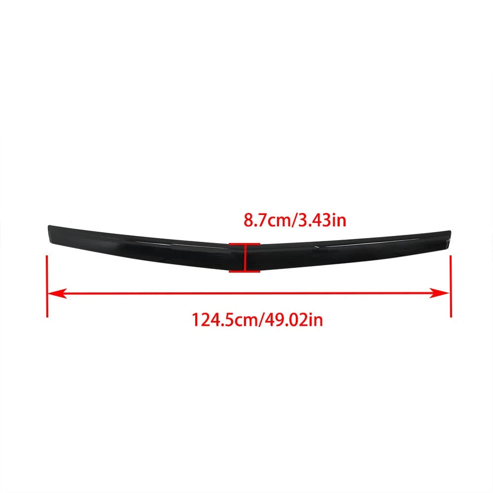 Hood Ornament Trim for Cadillac Escalade ESV (2015–2020) Black Plastic