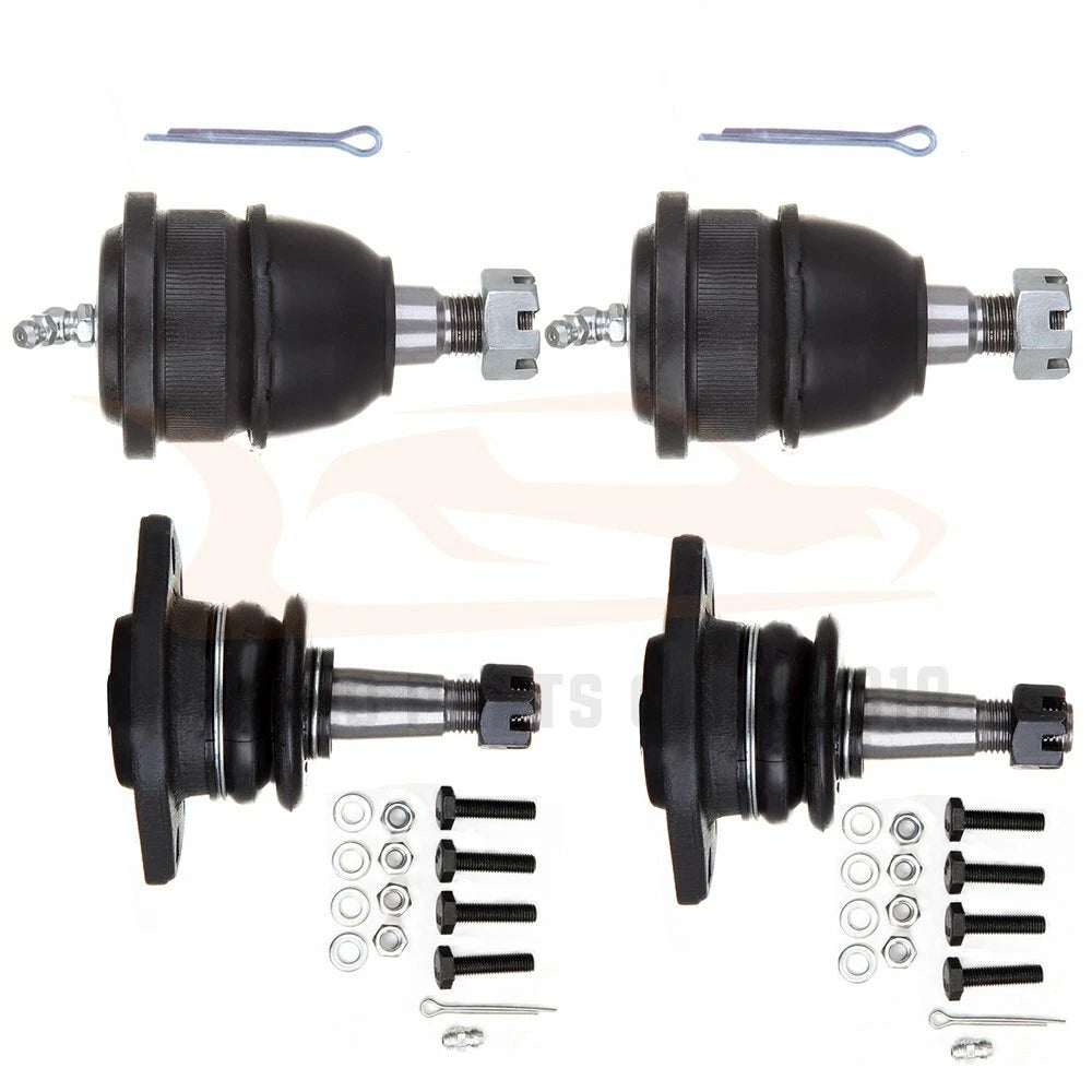 Set of 4 Upper & Lower Ball Joints for Chevelle GTO Camaro Nova Cutlass (1964–1972)