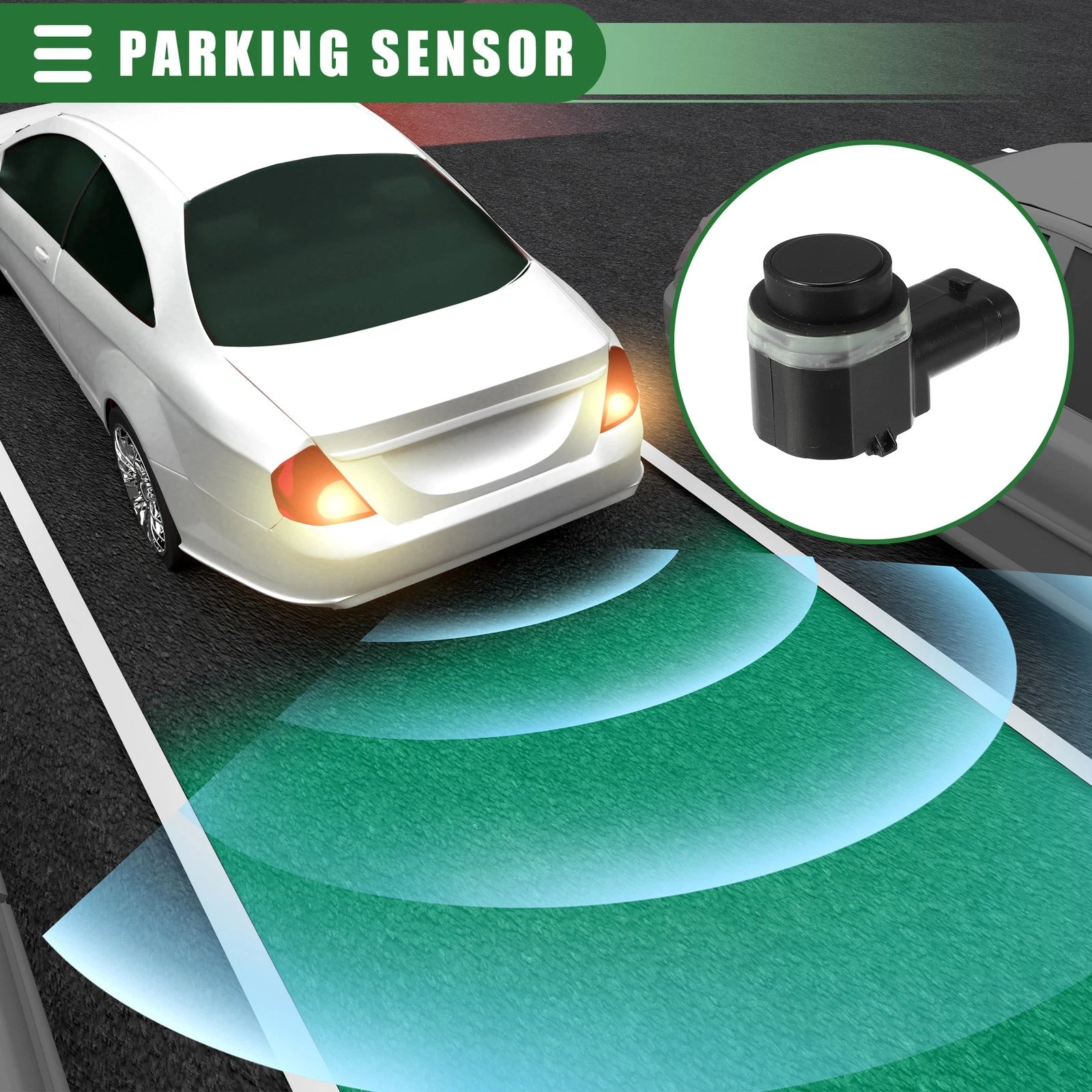 Rear Bumper Park Assist Object Sensor for Hyundai Santa Fe (2013–2018) No. 968902S000