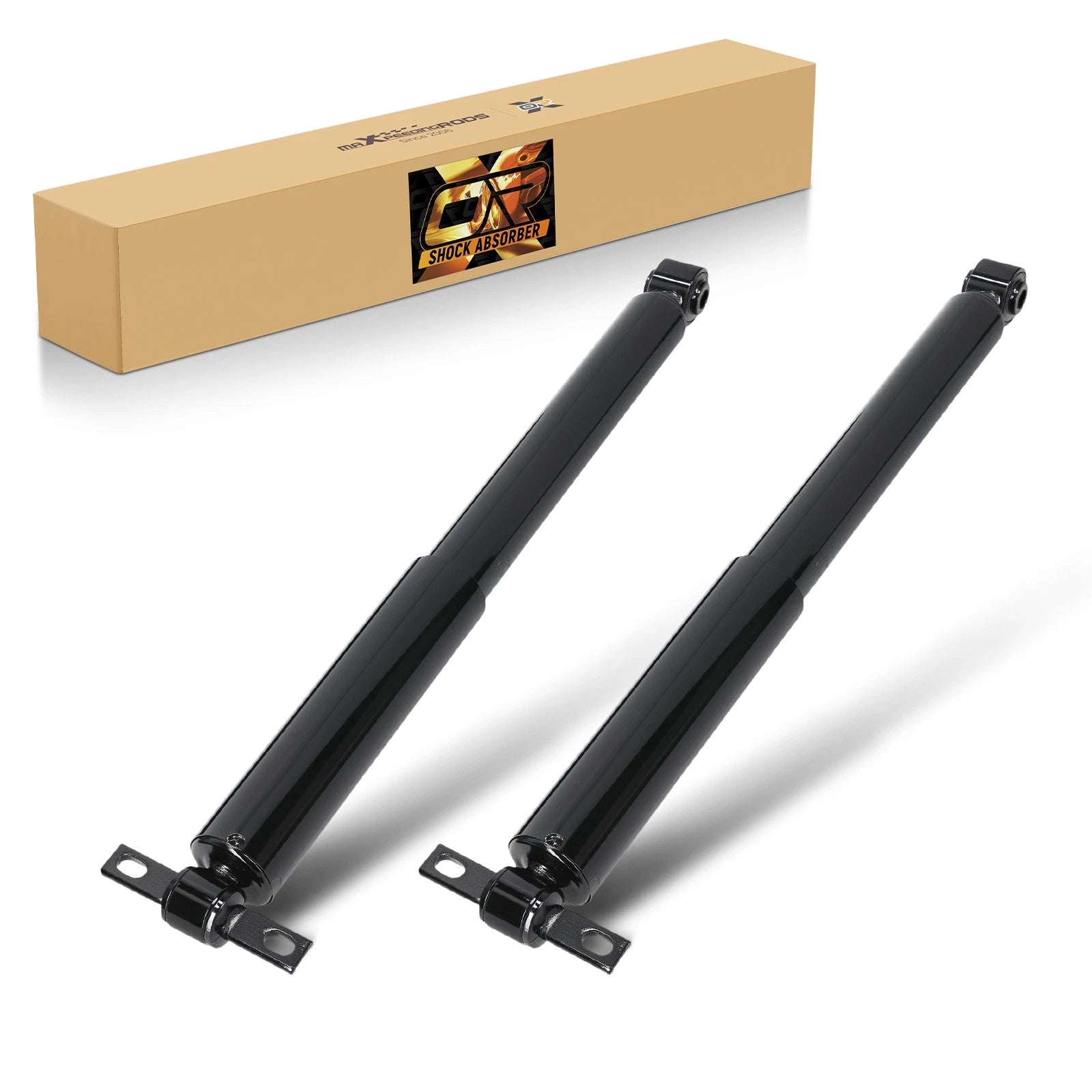 Set of 2 Rear Black Shock Absorbers for Honda Odyssey (2005-2017)