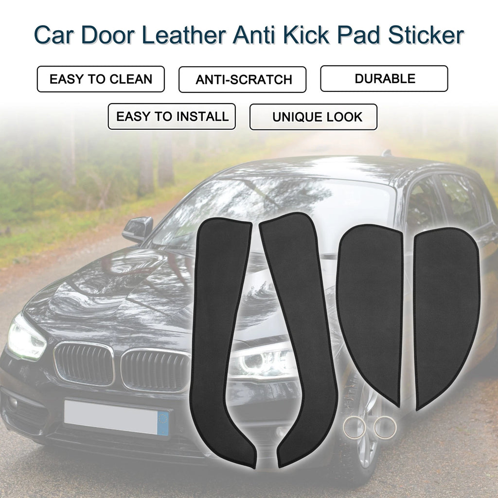 Set of 1 Car Door Leather Anti Kick Pad Sticker for BMW 1 Series (2012–2013)