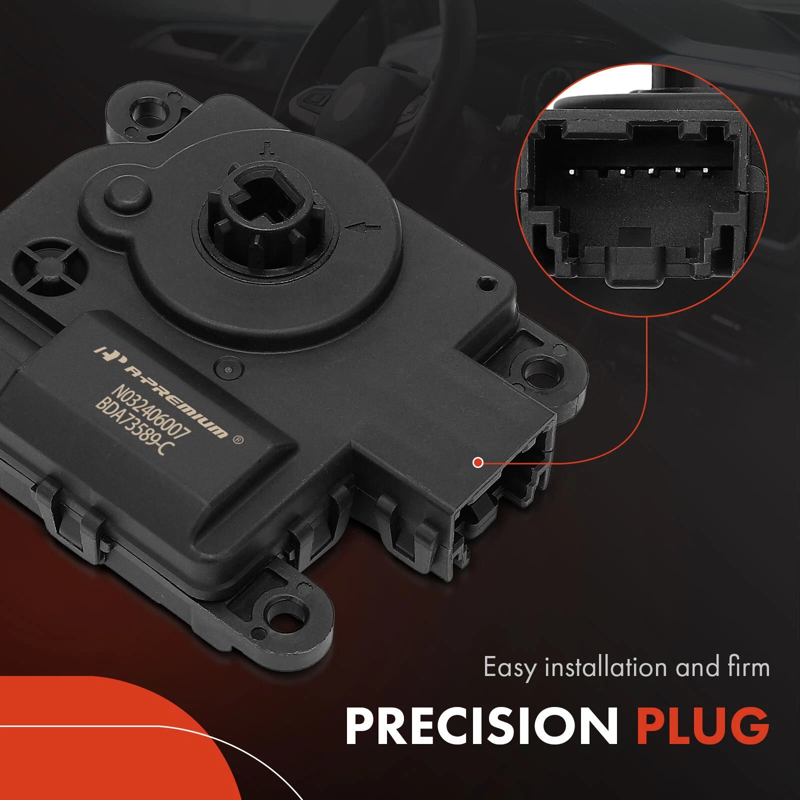 Blend Door Actuator for Ram 1500 2500 3500 4500 (2002–2023)