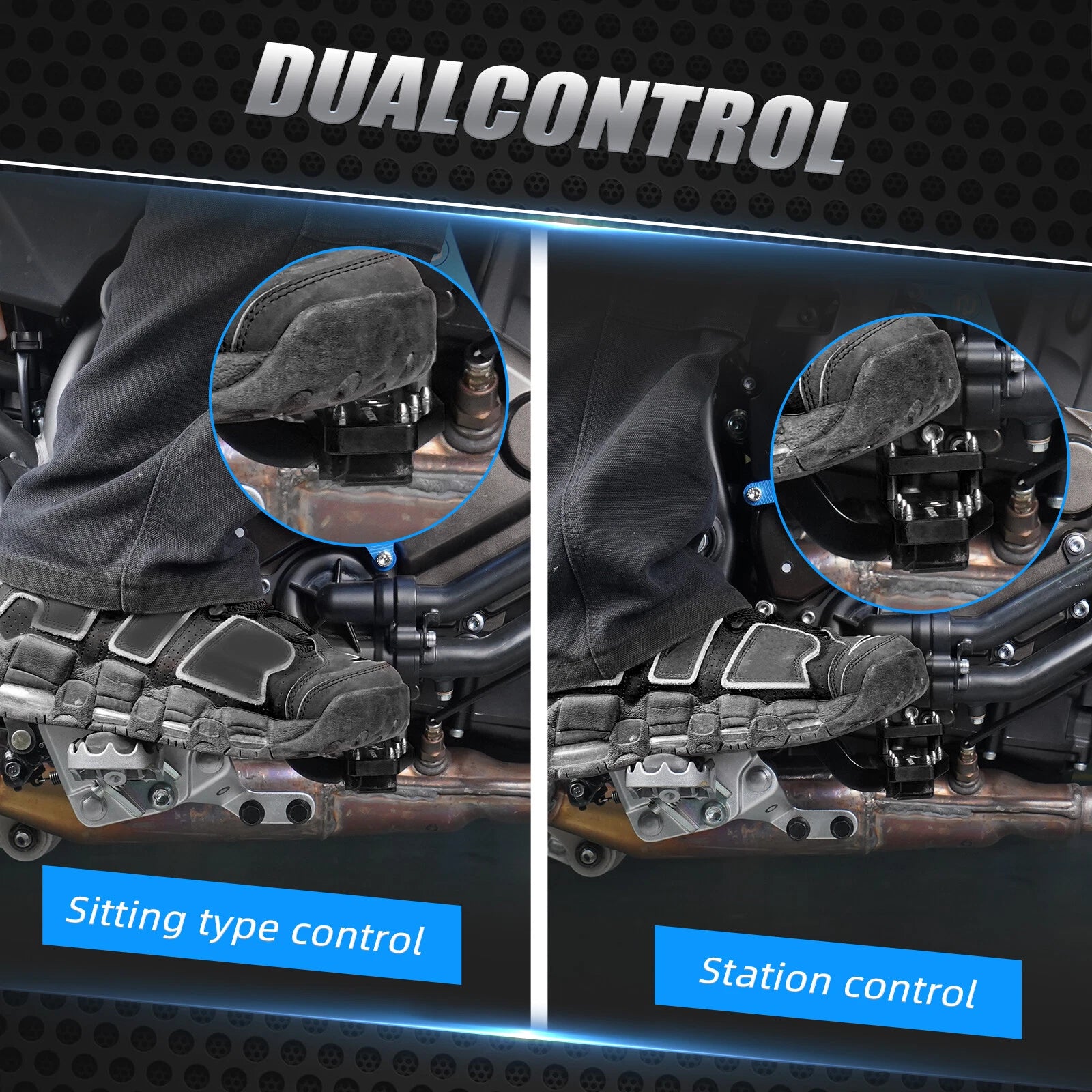 Dual Control Brake Step Plate for Yamaha Tenere 700 (2019–2024)