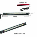 White Amber Switchback LED Fork Turn Signal DRL Light Strips for Motorcycle (2x) (2022-2022)