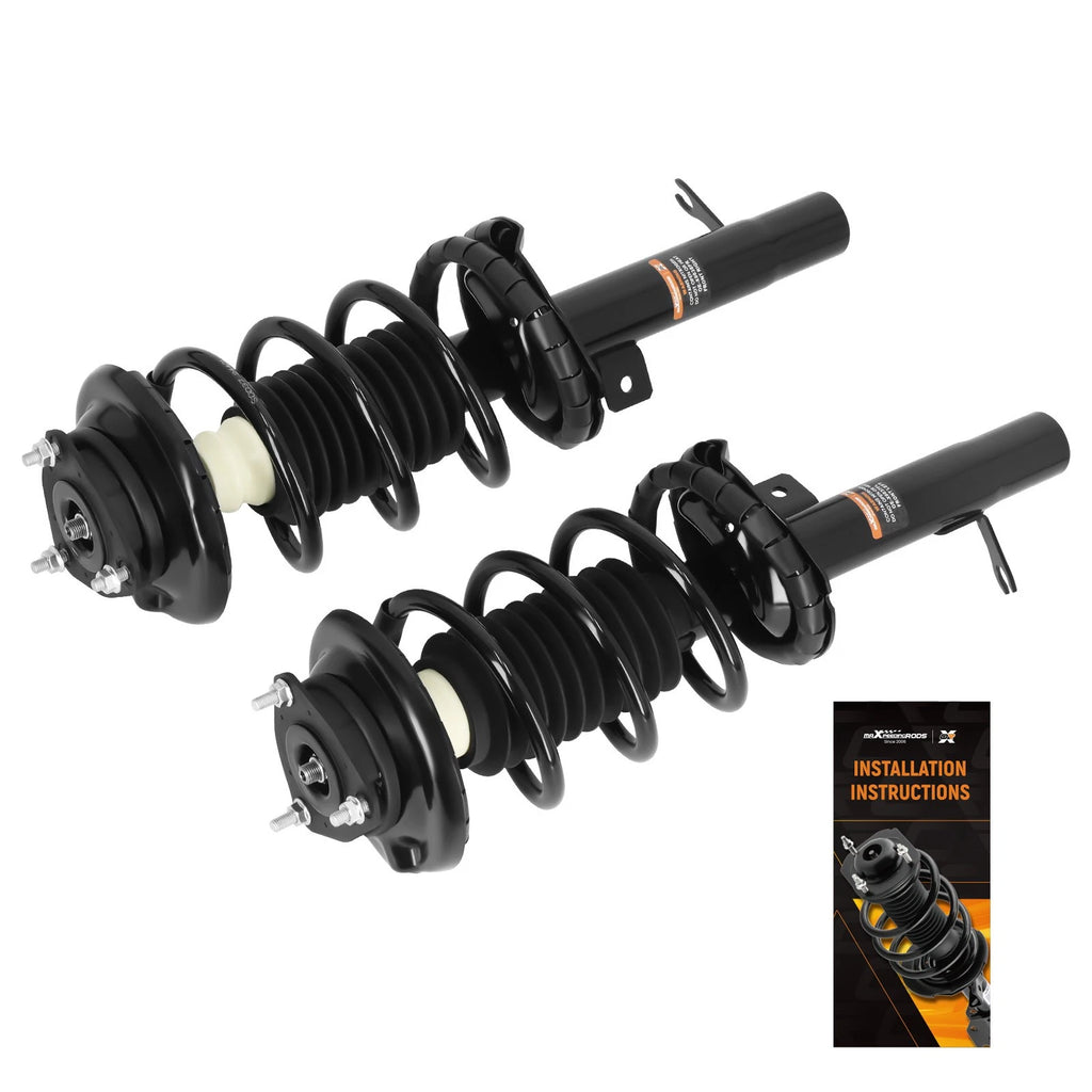 2X Front Struts w/ Coil Springs for Ford Focus (2000–2005)
