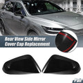 1 Pair Rearview Mirror Cover Caps Overlay Gloss Black for Lexus RX (2023)