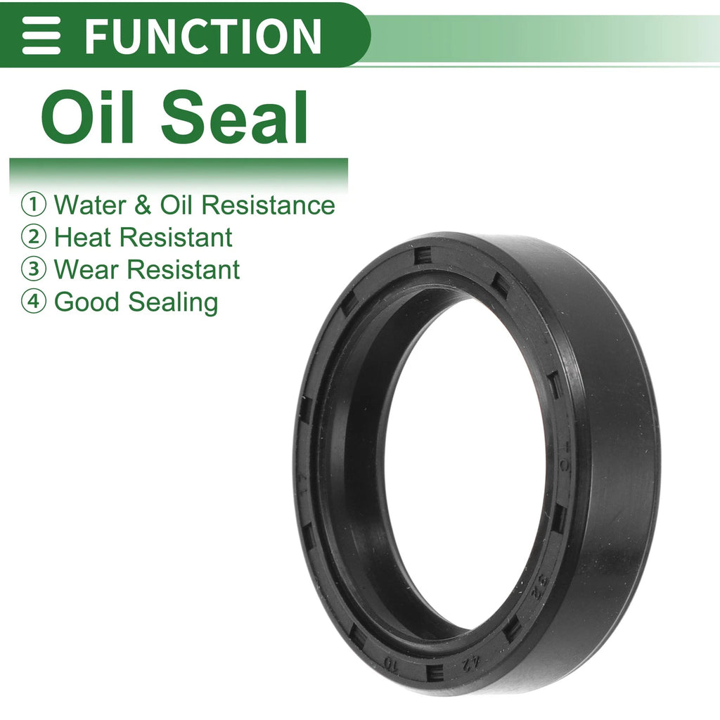 Set of 5 Oil Seal Rotary Shaft Seal NBR Rubber 32x42x10mm