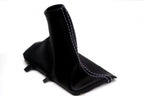 Emergency Brake Boot for Volvo S60 (2005–2008) - Leather Synthetic, White Stitch