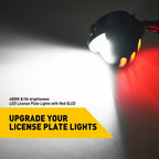 2X LED License Plate Light Assembly for Ford F150 F250 F350