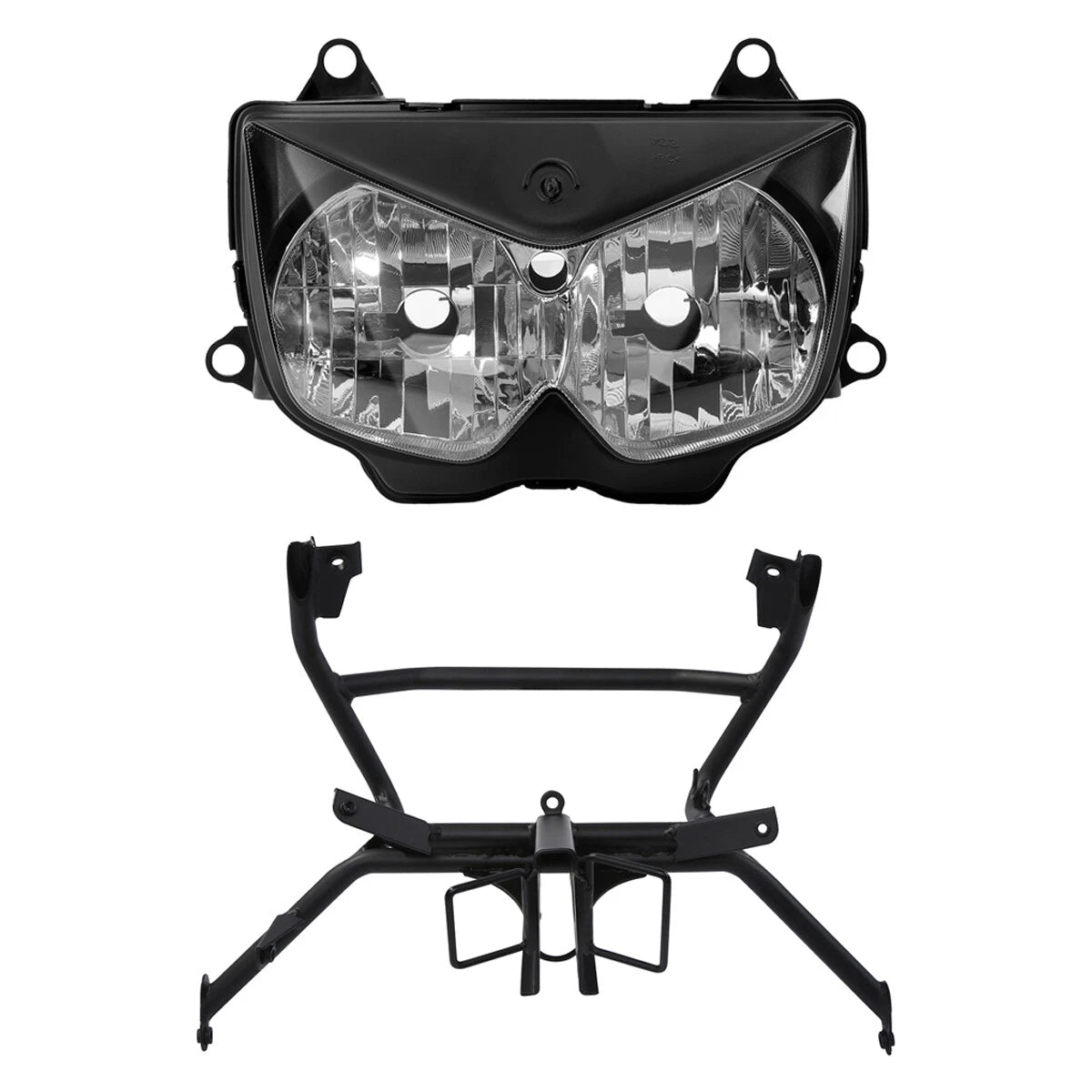 Front Headlight Upper Fairing Stay Bracket for Kawasaki Ninja 250R (2008–2012)