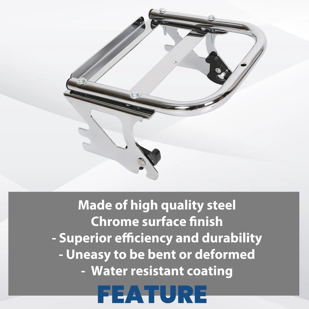 Quick Detach Trunk Mount Rack Docking Hardware Kit for Harley Touring (1997–2008)