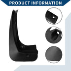 Mud Flaps Splash Guards 1 x Mud Guards for BMW X3 (2010 - 2017)