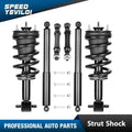 6x Front Struts and Rear Shocks with Sway Bars for 2014–2018 Silverado Sierra